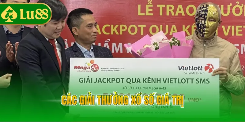 Các giải thưởng xổ số giá trị